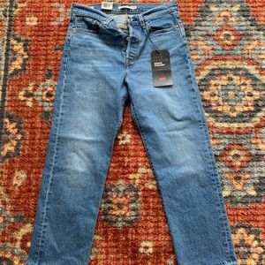 Levi Wedgie Straight Jeans